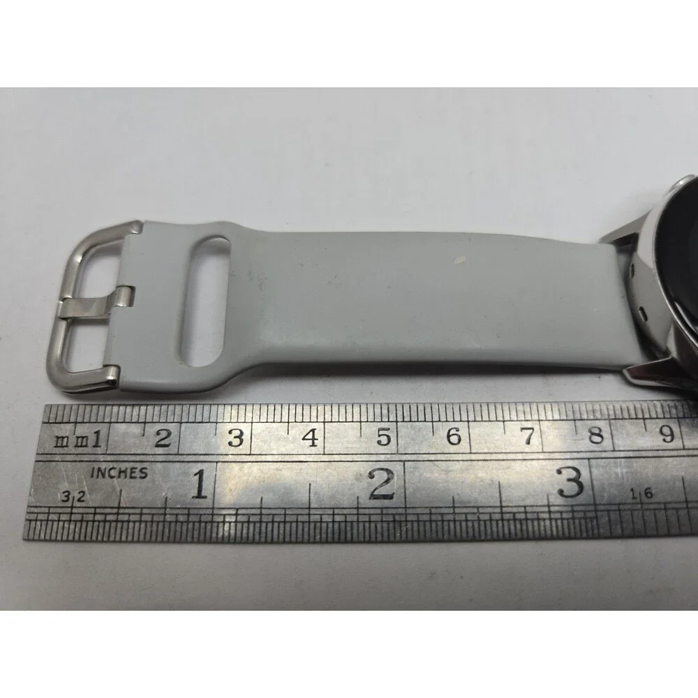 Samsung Galaxy Watch Active SM R500 40mm Silver Bluetooth GPS Fitness *READ